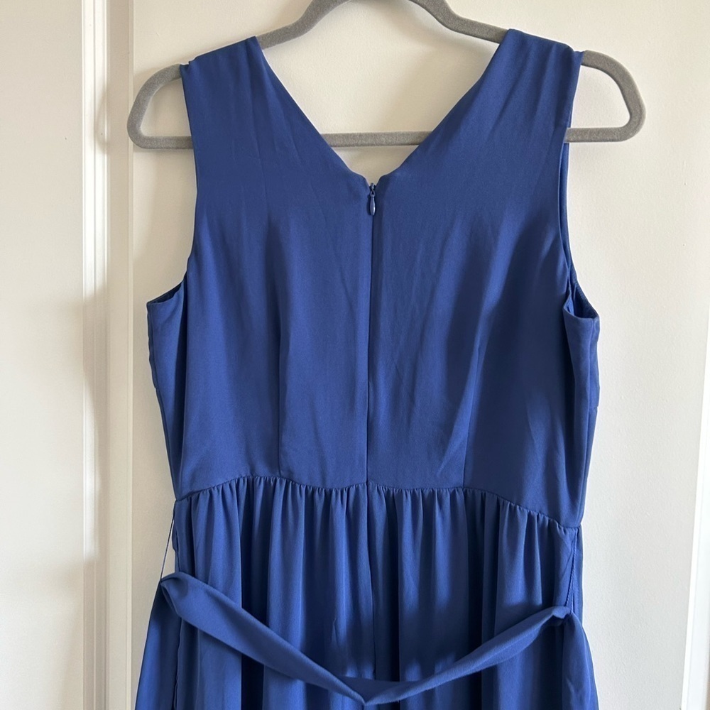 J McLaughlin Women Lavinia Blue Casual Dress 2 - Picture 6 of 14